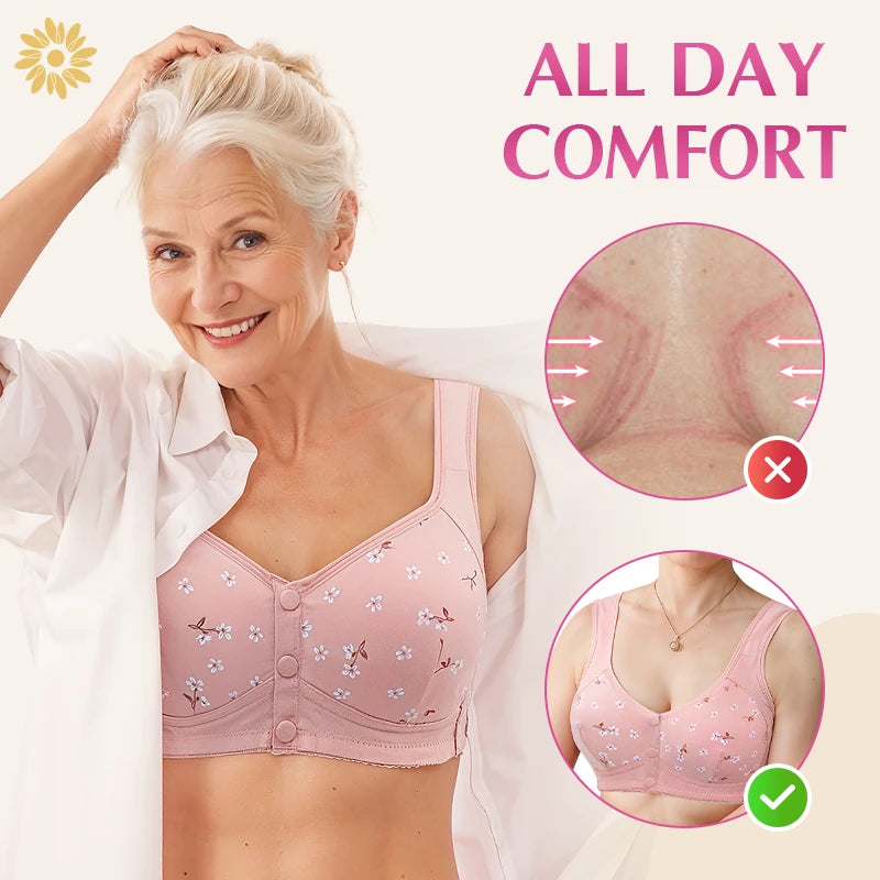 Daisy Bra - LAST DAY SALE 80% OFF - Comfortable & Convenient Front Button Bra