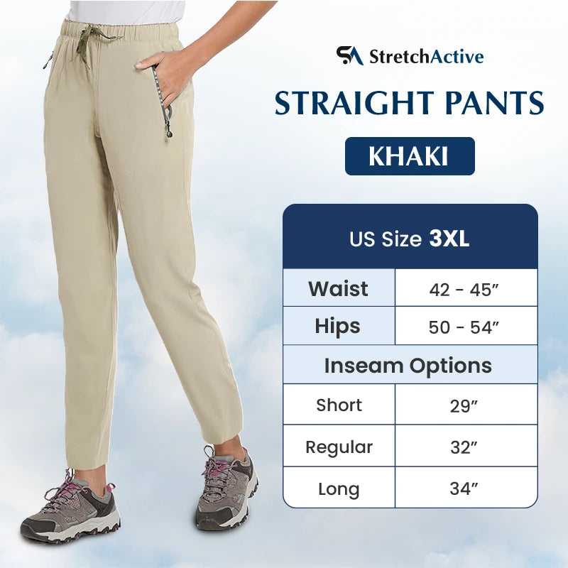 StretchActive - Women's Ultra Stretch Breathable Casual Pants