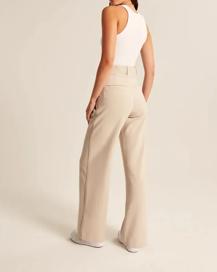 🔥Last Day 49%OFF - HIGH WAIST TAILORED WIDE LEG PANTS