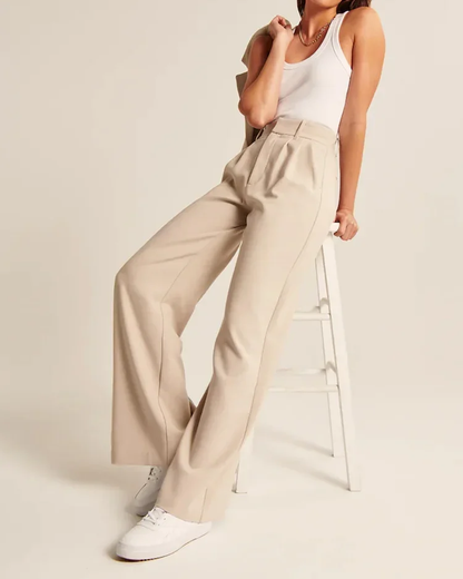 🔥Last Day 49%OFF - HIGH WAIST TAILORED WIDE LEG PANTS