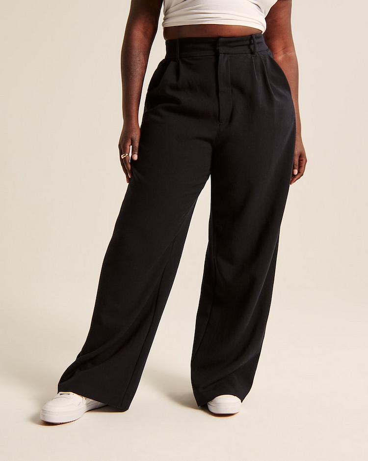 🔥Last Day 49%OFF - HIGH WAIST TAILORED WIDE LEG PANTS