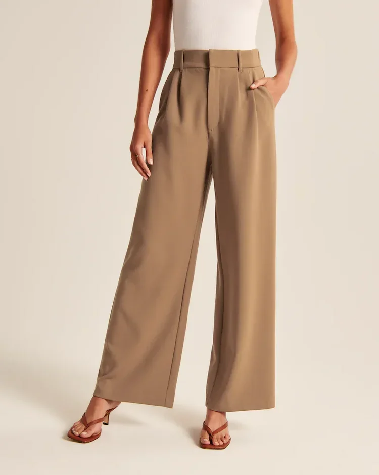 🔥Last Day 49%OFF - HIGH WAIST TAILORED WIDE LEG PANTS