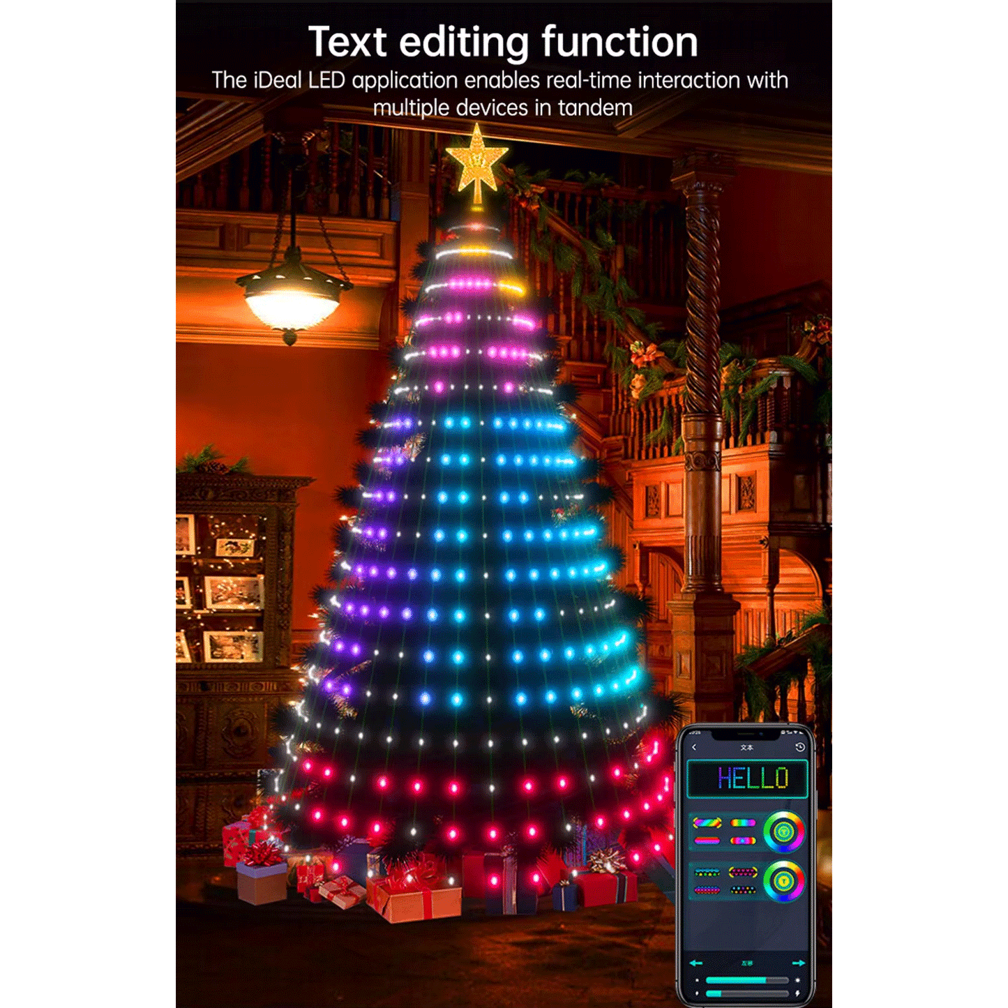 Smart LED Christmas Tree Lights - 2024 Pro Version