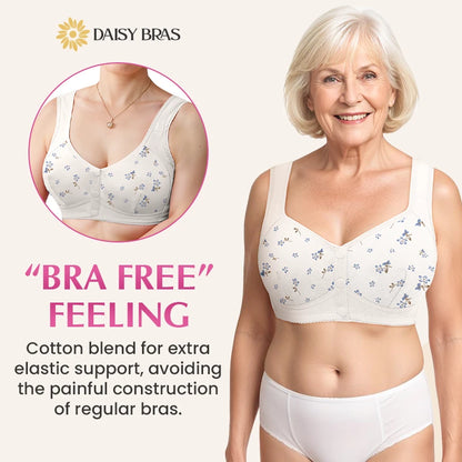 Daisy Bra - LAST DAY SALE 80% OFF - Comfortable & Convenient Front Button Bra